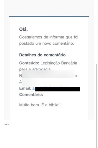 Comentário: é a bíblia