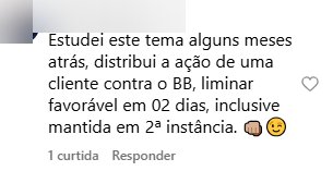 Comentário sobre resultado prático